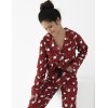Женская пижама с брюками Sensis TIGGY, Цвет: красный, Размеры: M