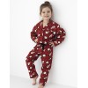 Пижама для девочки Sensis TIGGY KIDS, Цвет: бордовый, Размеры: 110-116