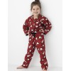 Пижама для девочки Sensis TIGGY KIDS, Цвет: бордовый, Размеры: 110-116, изображение 3