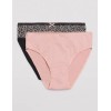 Трусы слипы 2 шт. в упаковке Ysabel Mora 19019 MIDI розовый + черный, Цвет: розовый + черный, Размеры: XL, изображение 5