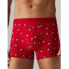 Мужские боксеры с рождественским принтом Ysabel Mora 20387, Цвет: красный, Размеры: M