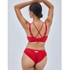 Бюстгальтер кружевной мягкий Alles CHIARA M красный, Цвет: красный, Размеры: 70F, изображение 10