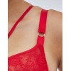 Бюстгальтер кружевной мягкий Alles CHIARA M красный, Цвет: красный, Размеры: 70F, изображение 5
