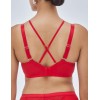 Бюстгальтер кружевной мягкий Alles CHIARA M красный, Цвет: красный, Размеры: 70F, изображение 2