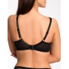 Бюстгальтер бралетт Bella Misteria BLACK SWAN soft bralette CZARNY-BEZOWY, Цвет: черный, Размеры: 65H, изображение 2