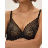 Бюстгальтер с пуш-ап вкладышами Esotiq 41730 OPRAH черный/бежевый, Цвет: черный/бежевый, Размеры: 70C
