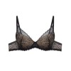 Бюстгальтер с пуш-ап вкладышами Esotiq 41730 OPRAH черный/бежевый, Цвет: черный/бежевый, Размеры: 70C, изображение 5