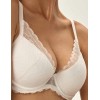 Бюстгальтер с пуш-ап вкладышами Esotiq 41730 OPRAH молочный, Цвет: молочный, Размеры: 80D, изображение 3