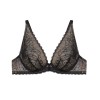 Кружевной бюстгальтер бралетт Esotiq 41731 OPRAH черный/бежевый, Цвет: черный/бежевый, Размеры: 70E, изображение 5
