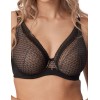 Бюстгальтер мягкий Mefemi RENEE M bralette, Цвет: чёрно-бежевый, Размеры: 75D