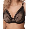Бюстгальтер с пуш-ап вкладышами Mefemi RENEE P-UP, Цвет: чёрно-бежевый, Размеры: 85C