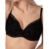 Бюстгальтер с пуш-ап вкладышами Mefemi ROBERTA P-UP черный, Цвет: черный, Размеры: 65E