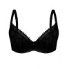 Бюстгальтер с пуш-ап вкладышами Mefemi ROBERTA P-UP черный, Цвет: черный, Размеры: 65E, изображение 8