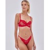 Кружевные стринги Alles ADORE stringi Red, Цвет: красный, Размеры: S, изображение 3