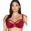 Бюстгальтер полумягкий Ava NOVATO 1030 PU Ruby, Цвет: рубин, Размеры: 75F, изображение 3