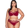 Трусы бразилиана Ava NOVATO 1030 brazilian Ruby, Цвет: рубин, Размеры: 2XL, изображение 3
