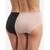 Набор хлопковых трусов Dim BODY TOUCH 0DFP (2 шт) телесный и черный, Цвет: телесный/черный, Размеры: XXS/XS, изображение 2