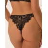 Кружевные трусики стринги Esotiq 41764 OKSANA черный/бежевый, Цвет: черный/бежевый, Размеры: S, изображение 2