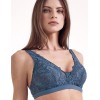 Комплект Lormar YOURBODY мягкая+бразилы You52314 pavone, Цвет: pavone (синий), Размеры: 80B, изображение 3