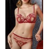 Комплект белья Mioocchi EMMA 775555 балконет слипы rosso, Цвет: rosso (красный), Размеры: 85D