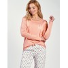 Женская хлопковая пижама с брюками Taro POLLY 3231-02, Цвет: персиковый, Размеры: L