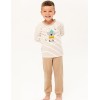 Детская пижама Taro ZAC 3308-3309-01, Цвет: бежевый, Размеры: 104, изображение 2
