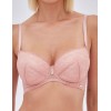 Бюстгальтер пуш-ап Alles NUDE ROSE 01 P-UP, Цвет: пудра, Размеры: 65F