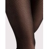 Колготки с геометрическим узором Fiore 6115/G RAFFINA 30 den черный, Цвет: черный, Размеры: 2, изображение 2