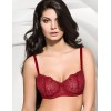 Легкий кружевной бюстгальтер Fluide ALLURE 7052 красная румба, Цвет: красная румба, Размеры: 90C, изображение 3