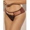 Трусики бразилиана Kinga PRALINE 1136/2-B, Цвет: шоколадный, Размеры: 2XL