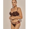 Трусики бразилиана Kinga PRALINE 1136/2-B, Цвет: шоколадный, Размеры: 2XL, изображение 3