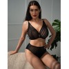 Мягкий бюстгальтер бралетт Kris Line CASUAL Soft Bralette черный, Цвет: черный, Размеры: 65E, изображение 5