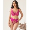 Кружевной бюстгальтер Kris Line BLUSH Soft Lace, Цвет: фуксия, Размеры: 65DD, изображение 2