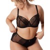 Бюстгальтер с мягкой чашкой Mefemi ROXANE M черный, Цвет: черный, Размеры: 70H, изображение 2