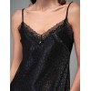 Сорочка короткая атласная Mia-Amore JOANNA 7310 черный, Цвет: черный, Размеры: XS, изображение 2
