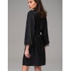 Атласный халат-кимоно Mia-Amore JOANNA 7313 черный, Цвет: черный, Размеры: 4XL/5XL, изображение 2