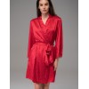 Атласный халат-кимоно Mia-Amore JOANNA 7313 красный, Цвет: красный, Размеры: 2XL/3XL, изображение 4