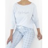 Женская пижама Sensis MARINA, Цвет: голубой, Размеры: L, изображение 3