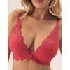 Кружевной бюстгальтер пуш-ап Esotiq 42354 SWEETHEART малиновый, Цвет: малиновый, Размеры: 70B