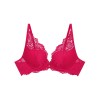 Кружевной бюстгальтер пуш-ап Esotiq 42354 SWEETHEART малиновый, Цвет: малиновый, Размеры: 70B, изображение 9
