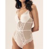 Боди с чашками пуш-ап Esotiq 42360 SWEETHEART BODY белый, Цвет: белый, Размеры: XL