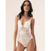 Боди с чашками пуш-ап Esotiq 42360 SWEETHEART BODY белый, Цвет: белый, Размеры: XL, изображение 3