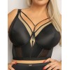 Удлиненный бюстгальтер Kris Line SIMPLE bralette longline, Цвет: черный, Размеры: 65K