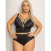 Удлиненный бюстгальтер Kris Line SIMPLE bralette longline, Цвет: черный, Размеры: 65K, изображение 4