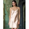 Сорочка из атласа и кружева Mia-Amore CAROL 7380, Цвет: пудровый, Размеры: XL