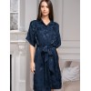 Удлинённая рубашка халат Mia-Amore ENRIKA 4405, Цвет: темно-синий, Размеры: 2XL