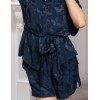 Комплект без пояса рубашка + шорты Mia-Amore ENRIKA 4407, Цвет: темно-синий, Размеры: 2XL, изображение 4