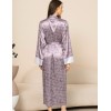 Длинный шёлковый халат Mia-Amore ESENIA 4359, Цвет: мультицвет, Размеры: 4XL/5XL, изображение 2