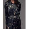 Удлиненная рубашка Mia-Amore GALATEYA 4467, Цвет: черный, Размеры: M, изображение 5