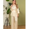 Пижама атласная Mia-Amore ILONA 7546 шампань, Цвет: шампань, Размеры: 2XL